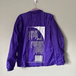Superrradical Promethazine Purple Augusta Sportswear Coach Jacket Size Medium M